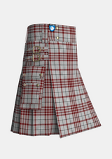 Utility_Clayton_Dress_Tartan_4529_kilt_side_image_with_pleated_design_and_adjustable_buckles_for_men
