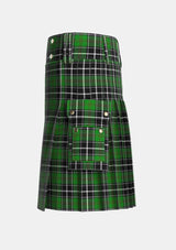 Utility_Cleghorn_Personal_Tartan_4144_kilt_left_image_with_pleated_design_and_adjustable_buckles_for_men