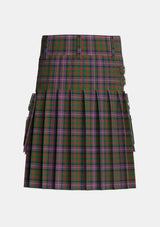 Utility_Cochrane_1974_Tartan_977_kilt_back_image_with_pleated_design_and_adjustable_buckles_for_men