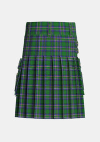 Utility_Cockburn_Old_Pattern_Tartan_1578_kilt_back_image_with_pleated_design_and_adjustable_buckles_for_men