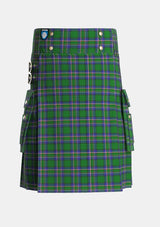 Utility_Cockburn_Old_Pattern_Tartan_1578_kilt_front_image_with_pleated_design_and_adjustable_buckles_for_men