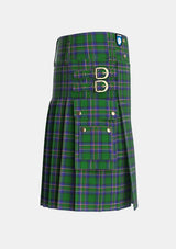 Utility_Cockburn_Old_Pattern_Tartan_1578_kilt_right_image_with_pleated_design_and_adjustable_buckles_for_men