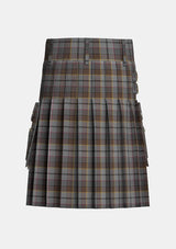 Utility_Collier_Francis_Tartan_13875_kilt_back_image_with_pleated_design_and_adjustable_buckles_for_men