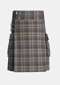 Utility_Collier_Francis_Tartan_13875_kilt_front_image_with_pleated_design_and_adjustable_buckles_for_men