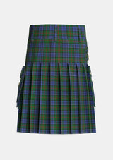 Utility_Colquhoun_1_Tartan_270_kilt_back_image_with_pleated_design_and_adjustable_buckles_for_men