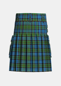 Utility_Colquhoun_2_Tartan_274_kilt_back_image_with_pleated_design_and_adjustable_buckles_for_men