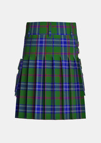 Utility_Colvin_Tartan_4196_kilt_back_image_with_pleated_design_and_adjustable_buckles_for_men