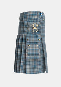 Utility_Conquergood_Canada_Tartan_2095_kilt_right_image_with_pleated_design_and_adjustable_buckles_for_men
