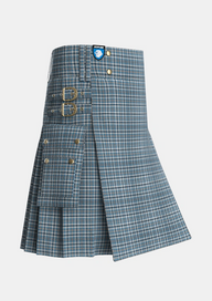 Utility_Conquergood_Canada_Tartan_2095_kilt_side_image_with_pleated_design_and_adjustable_buckles_for_men