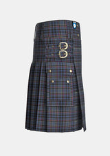 Utility_Conway_Tartan_11971_kilt_right_image_with_pleated_design_and_adjustable_buckles_for_men