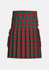 Utility_Cook_Tartan_3403_kilt_back_image_with_pleated_design_and_adjustable_buckles_for_men