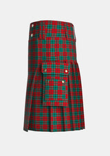 Utility_Cook_Tartan_3403_kilt_left_image_with_pleated_design_and_adjustable_buckles_for_men