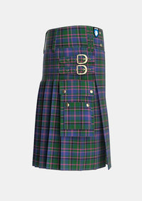 Utility_Cooper_Couper_Tartan_332_kilt_right_image_with_pleated_design_and_adjustable_buckles_for_men