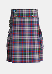 Utility_Cooper_tartan_75_kilt_front_image_with_pleated_design_and_adjustable_buckles_for_men