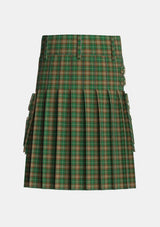 Utility_Corcoran_of_Sherbrooke_Personal_Tartan_4584_kilt_back_image_with_pleated_design_and_adjustable_buckles_for_men