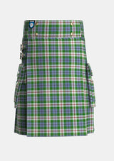 Utility_Coulter_Dress_Personal_Tartan_4142_kilt_front_image_with_pleated_design_and_adjustable_buckles_for_men