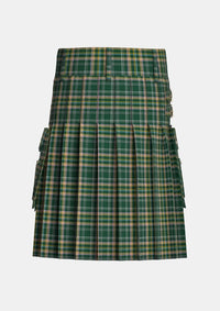 Utility_Cox_Brian_Denis_Tartan_3150_kilt_back_image_with_pleated_design_and_adjustable_buckles_for_men