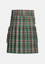 Utility_Craig_tartan_kilt_back_image_with_pleated_design_and_adjustable_buckles_for_men