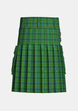 Utility_Cranston_Tartan_706_kilt_back_image_with_pleated_design_and_adjustable_buckles_for_men