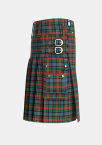 Utility_Cumming_1831_Tartan_288_kilt_right_image_with_pleated_design_and_adjustable_buckles_for_men
