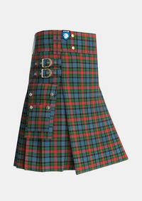 Utility_Cumming_1831_Tartan_288_kilt_side_image_with_pleated_design_and_adjustable_buckles_for_men