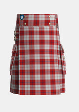 Utility_Cunningham_Dress_Tartan_563_kilt_front_image_with_pleated_design_and_adjustable_buckles_for_men