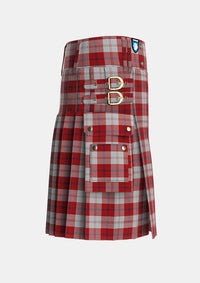Utility_Cunningham_Dress_Tartan_563_kilt_right_image_with_pleated_design_and_adjustable_buckles_for_men