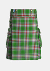 Utility_Daugherty_Tartan_11819_kilt_front_image_with_pleated_design_and_adjustable_buckles_for_men