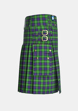 Utility_Davidson_of_Tulloch_Tartan_1360_kilt_right_image_with_pleated_design_and_adjustable_buckles_for_men