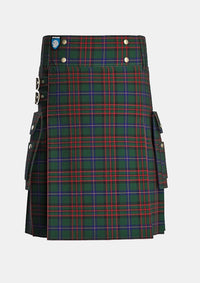 Utility_Day_Paul_Maitland_Tartan_12891_kilt_front_image_with_pleated_design_and_adjustable_buckles_for_men
