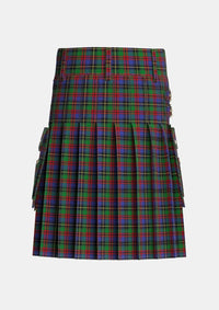 Utility_Deas_Tartan_2153_kilt_back_image_with_pleated_design_and_adjustable_buckles_for_men