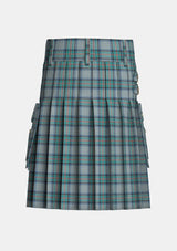 Utility_Diana_Princess_of_Wales_Memorial_Tartan_kilt_back_image_with_pleated_design_and_adjustable_buckles_for_men