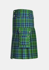 Utility_Dick_Tartan_7183_kilt_left_image_with_pleated_design_and_adjustable_buckles_for_men