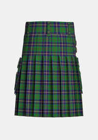 Utility_Dodd_of_Branford_Tartan_4686_kilt_back_image_with_pleated_design_and_adjustable_buckles_for_men