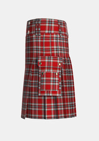 Utility_Drummond_of_Perth_Dress_Tartan_1717_kilt_left_image_with_pleated_design_and_adjustable_buckles_for_men