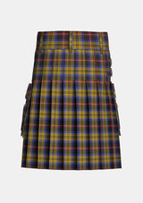 Utility_Dublin_County_Crest_Range_Tartan_7452_kilt_back_image_with_pleated_design_and_adjustable_buckles_for_men