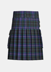 Utility_Dugan_Tartan_7483_kilt_back_image_with_pleated_design_and_adjustable_buckles_for_men