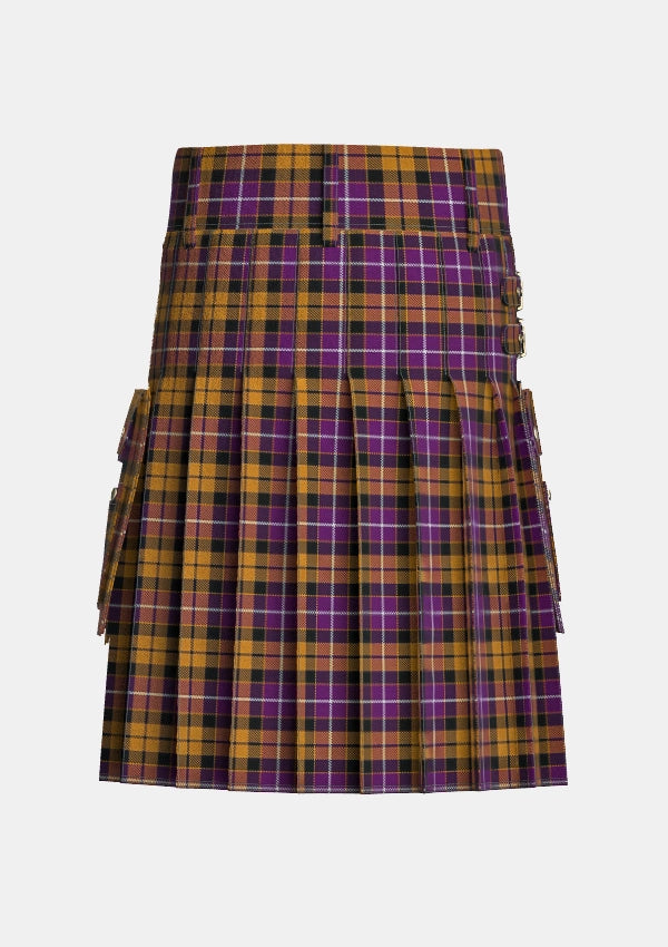 Utility_Dutch_Tartan_1134_kilt_back_image_with_pleated_design_and_adjustable_buckles_for_men