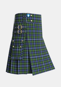 Utility_Dyce_2_Tartan_297_kilt_side_image_with_pleated_design_and_adjustable_buckles_for_men
