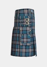 Utility_Earl_of_St_Andrews_tartan_85_kilt_right_image_with_pleated_design_and_adjustable_buckles_for_men