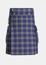 Utility_Edwards_tartan_5731_kilt_front_image_with_pleated_design_and_adjustable_buckles_for_men