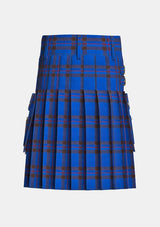 Utility_Elliot_tartan_596_kilt_back_image_with_pleated_design_and_adjustable_buckles_for_men