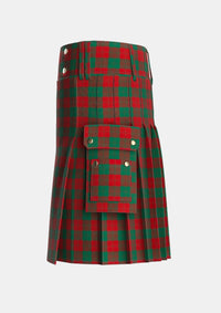 Utility_Erskine_2_Tartan_891_kilt_left_image_with_pleated_design_and_adjustable_buckles_for_men