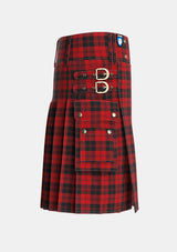Utility_Erskine_MacGregor_Hastie_Tartan_1185_kilt_right_image_with_pleated_design_and_adjustable_buckles_for_men