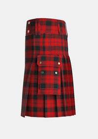 Utility_Ewing_Tartan_11082_kilt_left_image_with_pleated_design_and_adjustable_buckles_for_men