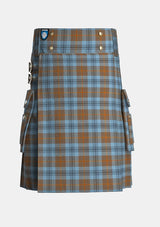 Utility_Falkirk_Tartan_2347_kilt_front_image_with_pleated_design_and_adjustable_buckles_for_men
