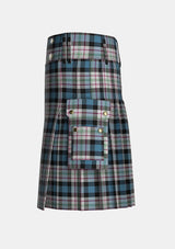 Utility_Ferguson_Dress_Tartan_92_kilt_left_image_with_pleated_design_and_adjustable_buckles_for_men