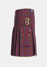 Utility_Fiddes_Corrected_Tartan_4854_kilt_right_image_with_pleated_design_and_adjustable_buckles_for_men