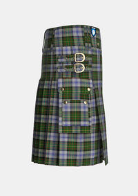 Utility_Firth_of_Tay_Tartan_4862_kilt_right_image_with_pleated_design_and_adjustable_buckles_for_men