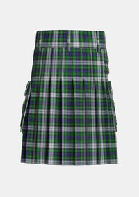 Utility_Forbes_Dress_Tartan_293_kilt_back_image_with_pleated_design_and_adjustable_buckles_for_men